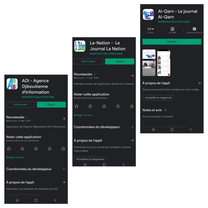 MCPT Des nouvelles applications mobiles des organes de la presse écrite disponibles désormais dans Play-Store