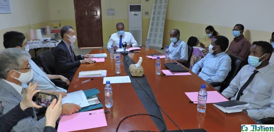 Visite de courtoisie du nouvel Ambassadeur du Japon à Djibouti dans les locaux de l’ODDEG au Sis PK20