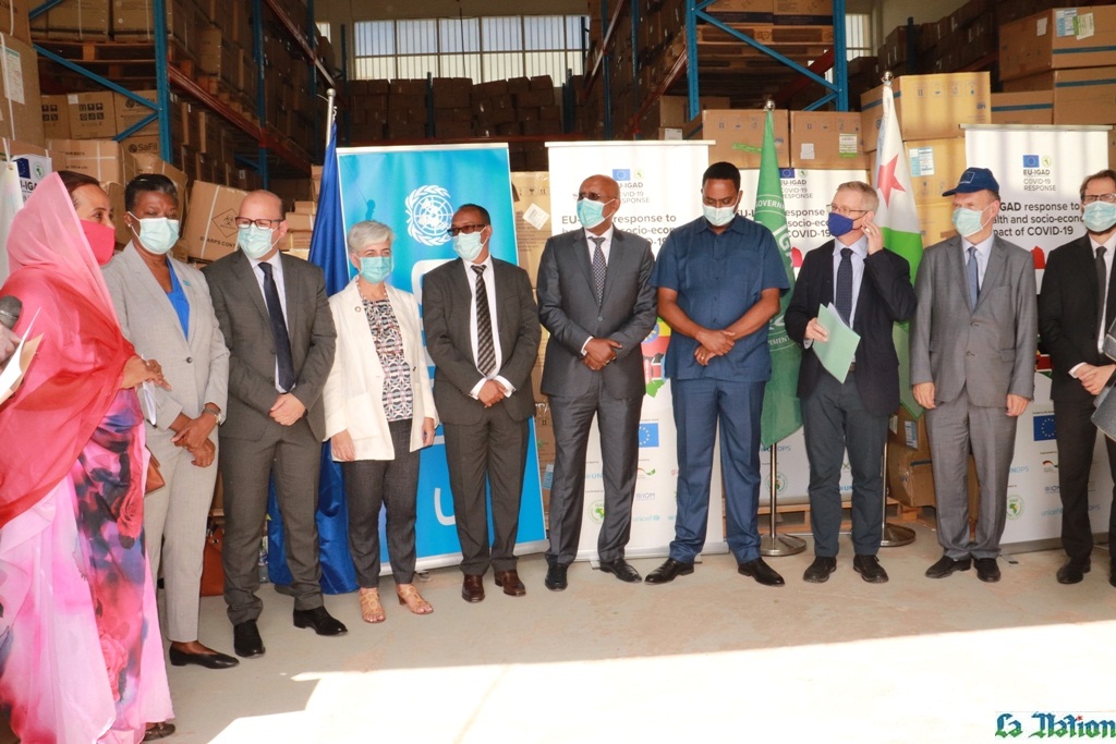 IGAD-UE-MS - L’IGAD remet des équipements sanitaires au ministère de la santé