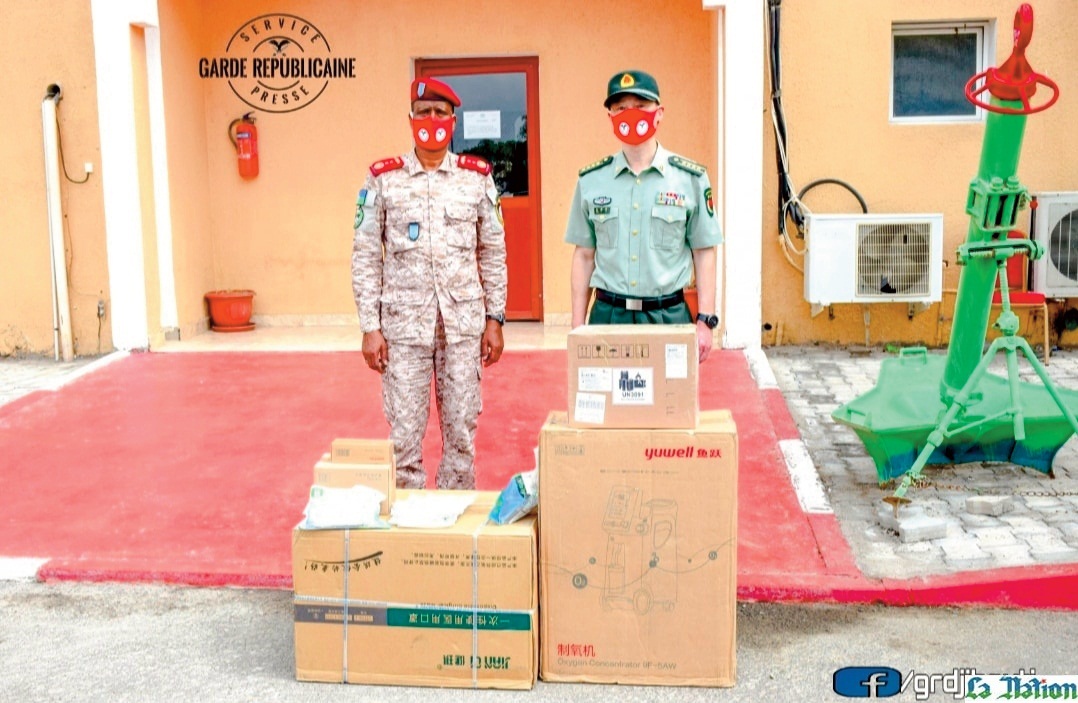 Garde Républicaine/Ambassade de Chine à Djibouti : Le nouvel attaché militaire de la chine remet un lot de matériel médical à la GR