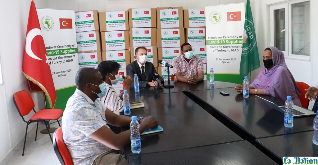 IGAD-Ambassade de Turquie : Dons de matériels médicaux contre la Covid-19 à l’IGAD