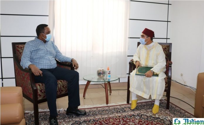 IGAD Rencontre entre le Dr Workneh et le Chargé d’Affaires du Maroc (2)