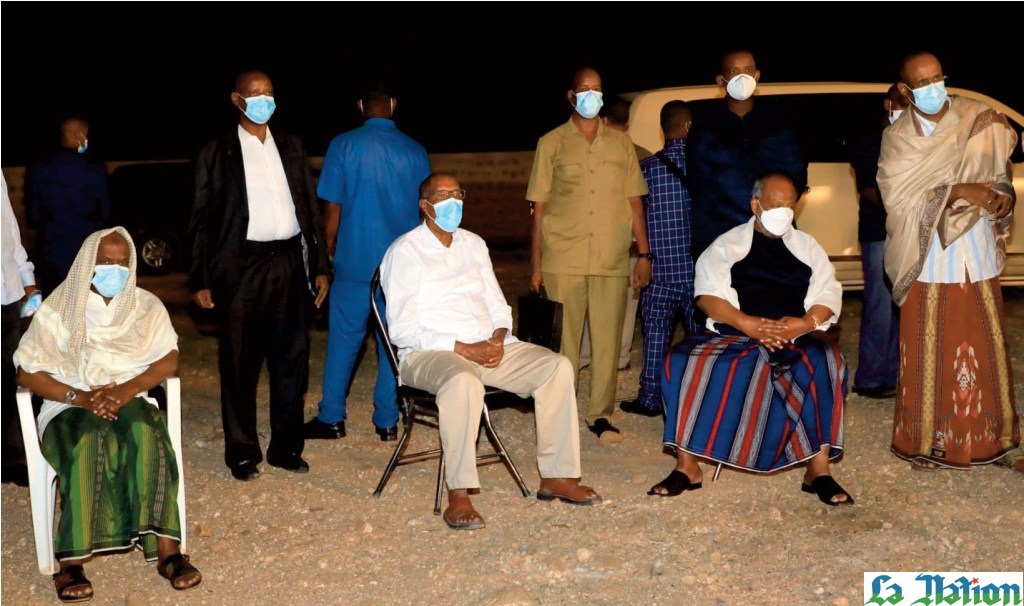 Le Président de la République prend part aux funérailles de feu Mohamed Mahamoud Haid