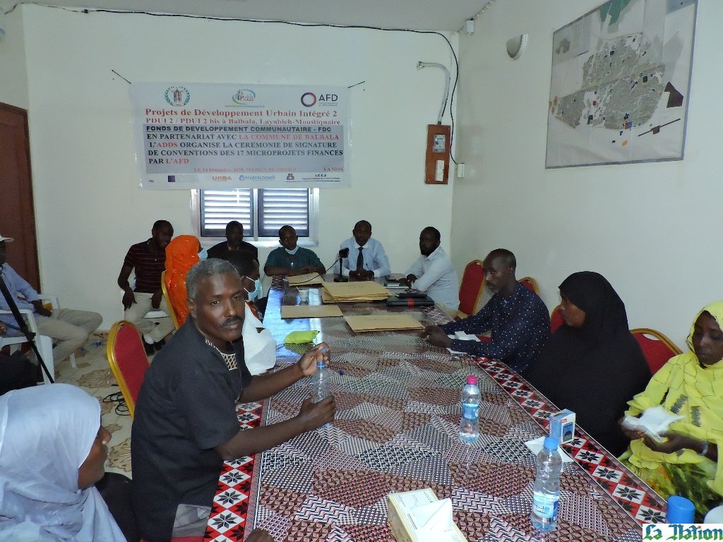 Signature de conventions de financement entre l’ADDS et certaines associations des quartiers de Balbala