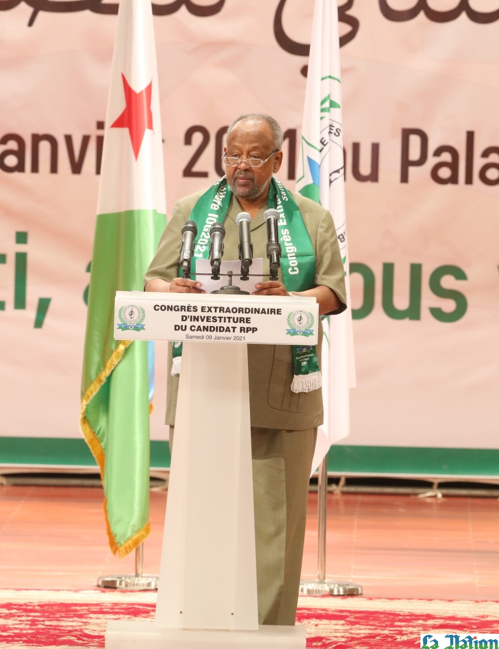 « J’ai toujours, depuis ma propre jeunesse, servi notre pays sans jamais dévier dans l’amour et la reconnaissance que je lui porte » Dixit le président du RPP et président de la République de Djibouti, Ismaïl Omar Guelleh