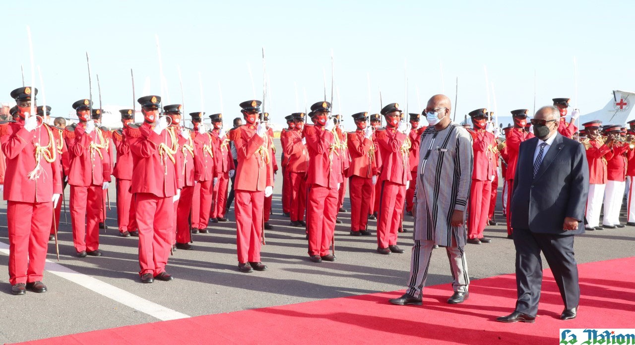 Le Président burkinabé en visite officielle à Djibouti