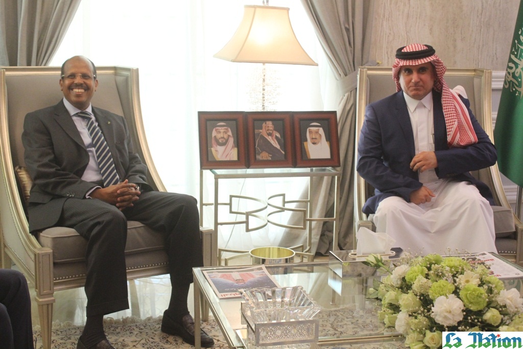 Visite de courtoisie du chef de la diplomatie djiboutienne à l’ambassade de l’Arabie saoudite