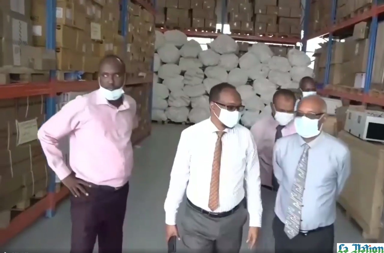 Visite des entrepôts de la CAMME