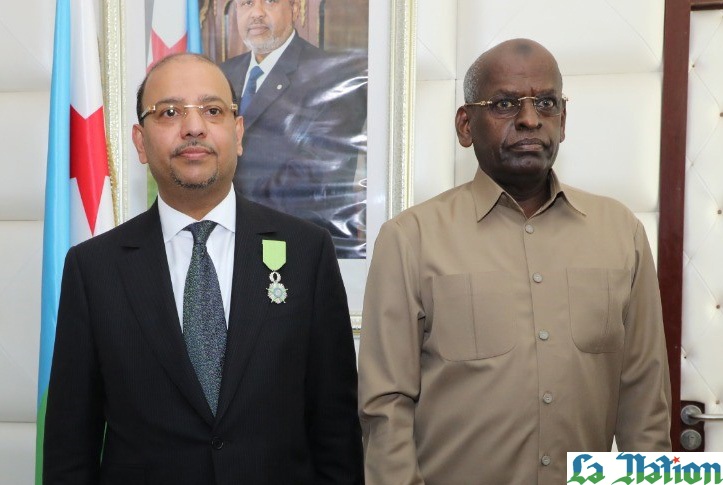 L’ambassadeur Ayed Mousseid Yahya élevé au rang de Chevalier de la Grande Etoile de Djibouti