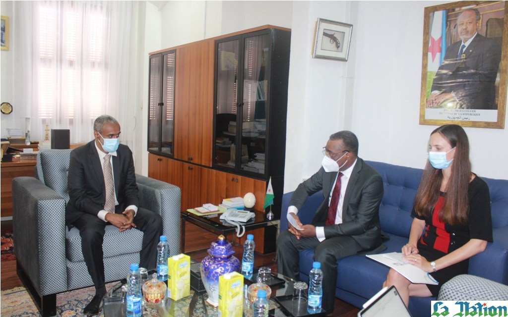 Le ministre de la Justice reçoit le représentant du Bureau de l’Union Africaine pour le Haut Commissariat des Droits de l’Homme