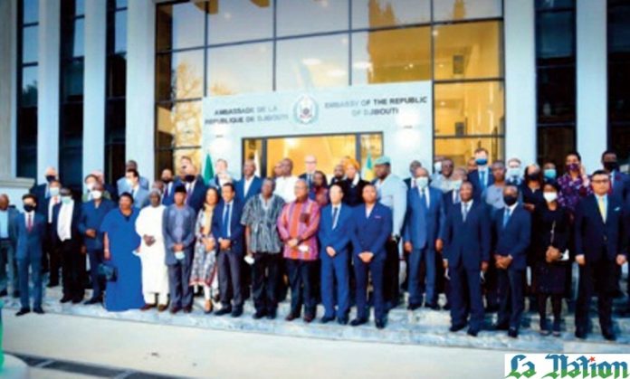 Addis-Abeba Réception à l’ambassade de Djibouti en l’honneur du nouveau commissaire de l’UA