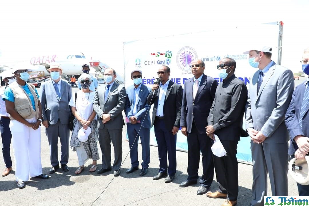Arrivée à Djibouti des premières doses des vaccins contre la Covid-19