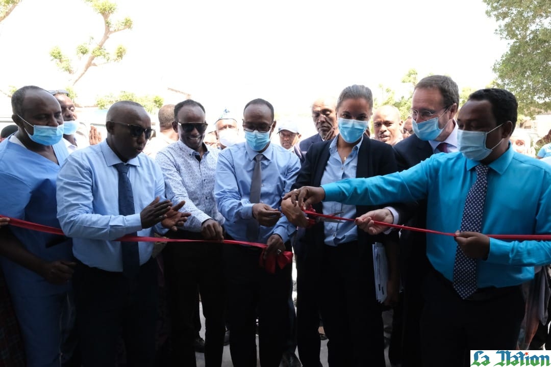CMH de Dikhil : Inauguration de la salle des urgences entièrement rénovée et équipée et du bloc d'accouchement avec un plateau technique moderne