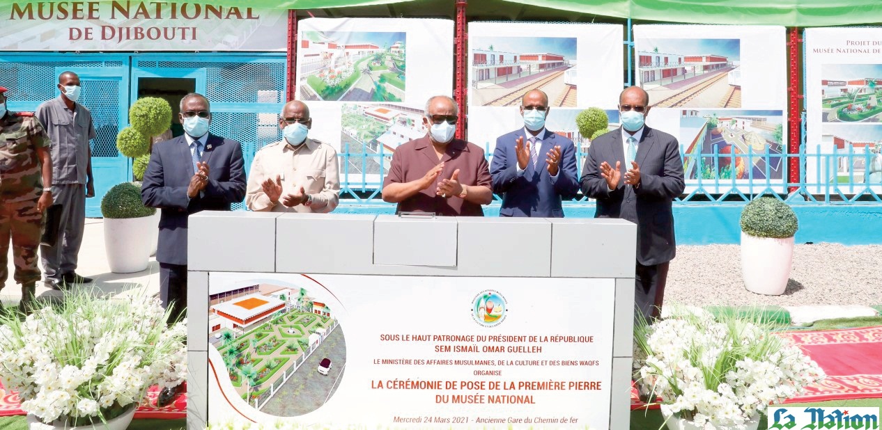 Le président de la République donne le coup d’envoi des travaux de construction du Musée National de Djibouti