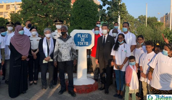 Une cérémonie de commémoration du séisme du 11 mars à la place « Tokyo » à Djibouti ville (2)