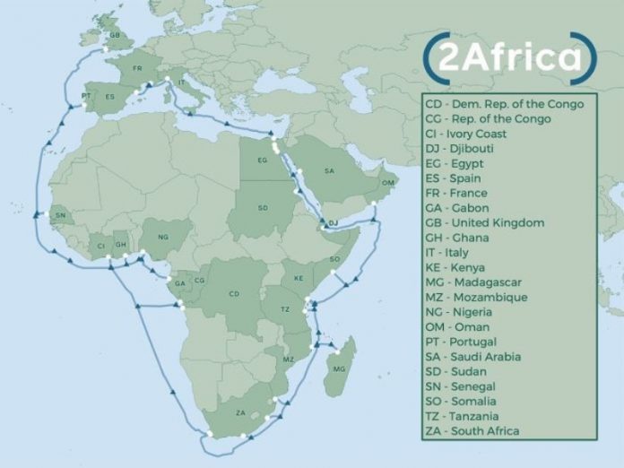 Câble sous-marin « 2Africa » le navire Fugro Gauss démarre l’étude marine dans les eaux djiboutiennes