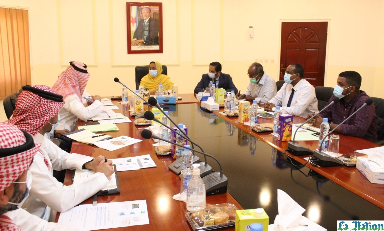 Entrevue entre la ministre Amina Abdi Aden et la délégation du Fonds Saoudien pour le Développement