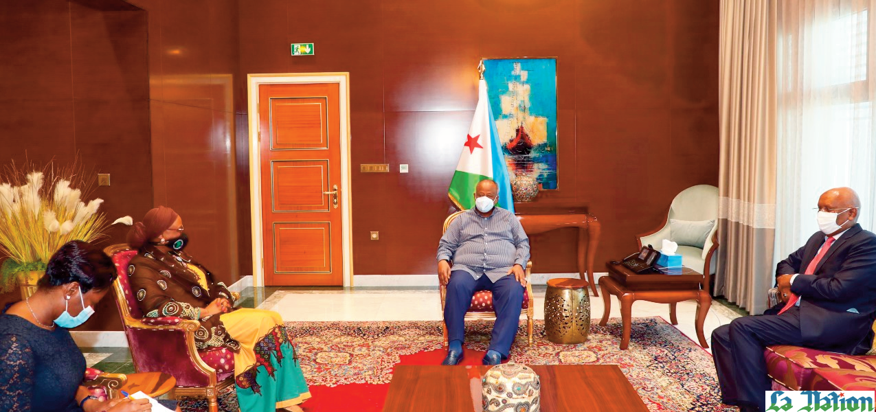 LE PRÉSIDENT DE LA RÉPUBLIQUE REÇOIT LA DIRECTRICE RÉGIONALE DE LA BANQUE AFRICAINE DE DÉVÉLOPPEMENT