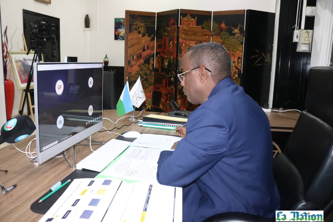 Réunion du comité de pilotage du processus d’ouverture du capital de Djibouti Télécom LE MINISTRE RADWAN ABDILLAHI BAHDON Y PREND PART