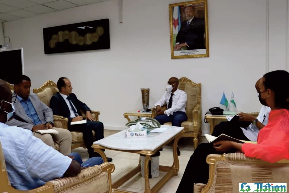 Le coordinateur de la TIKA à Djibouti s’entretient  avec le ministre de la santé
