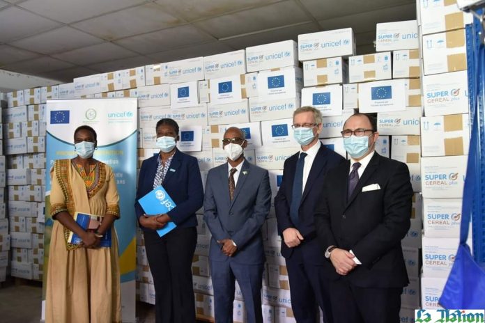 Malnutrition L'UNICEF octroie 262 tonnes de supercéréales