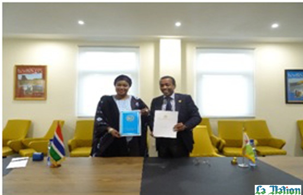Signature d’un accord pour l’établissement de relations diplomatiques entre Djibouti et la Gambie
