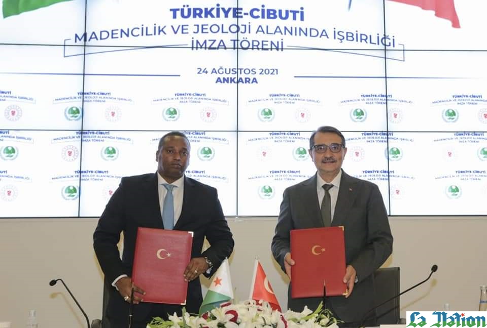 Visite de travail du ministre Yonis Ali Guedi en Turquie : Signature d’un accord-cadre de coopération dans les domaines des mines et de la géologie
