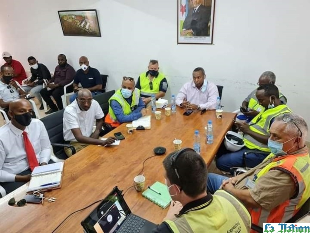 Le ministre de l’énergie effectue une visite d’inspection et d’évaluation du projet éolienne du Lac Assal