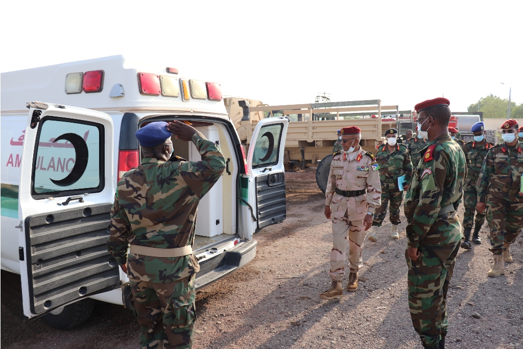 Visite d’inspection du CEMGA au RIAD de Dikhil