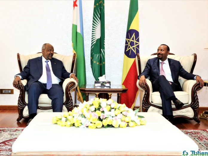 RENCONTRE EN APARTÉ ENTRE LE PRÉSIDENT GUELLEH ET LE PREMIER MINISTRE ABIY
