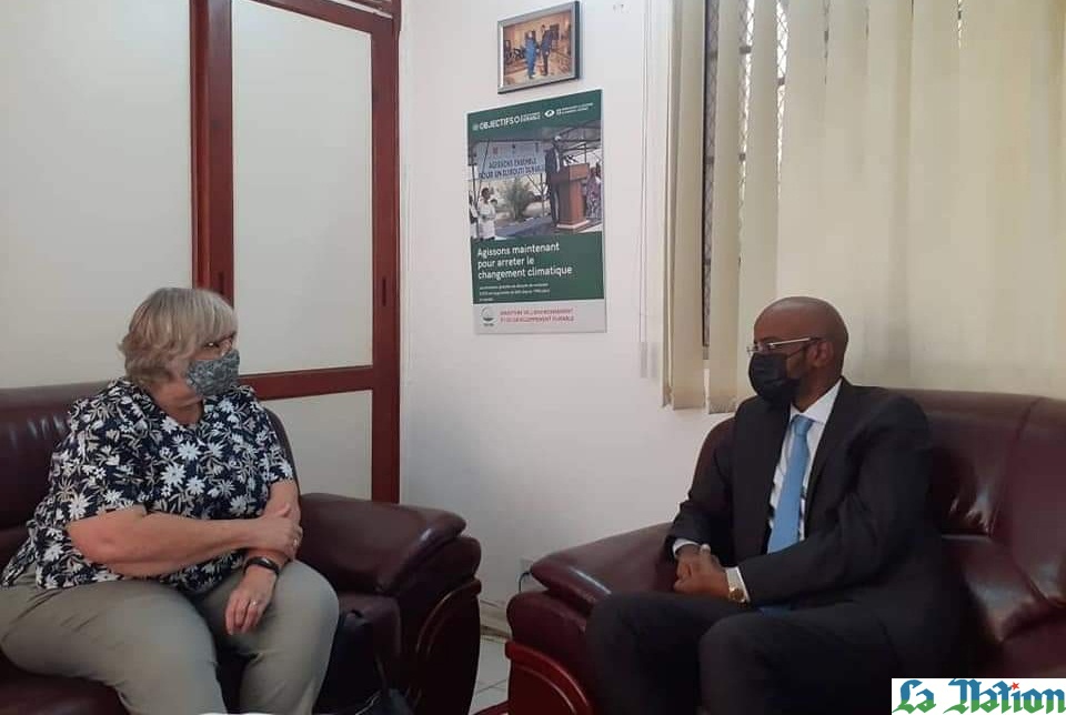 Rencontre entre le ministre Mohamed Abdoulkader Moussa et l’ambassadrice Jo Mcphali : La question de l’environnement au centre des discussions