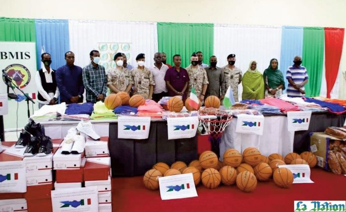 Don d’un important lot d'équipements sportifs à la fédération djiboutienne de basketball