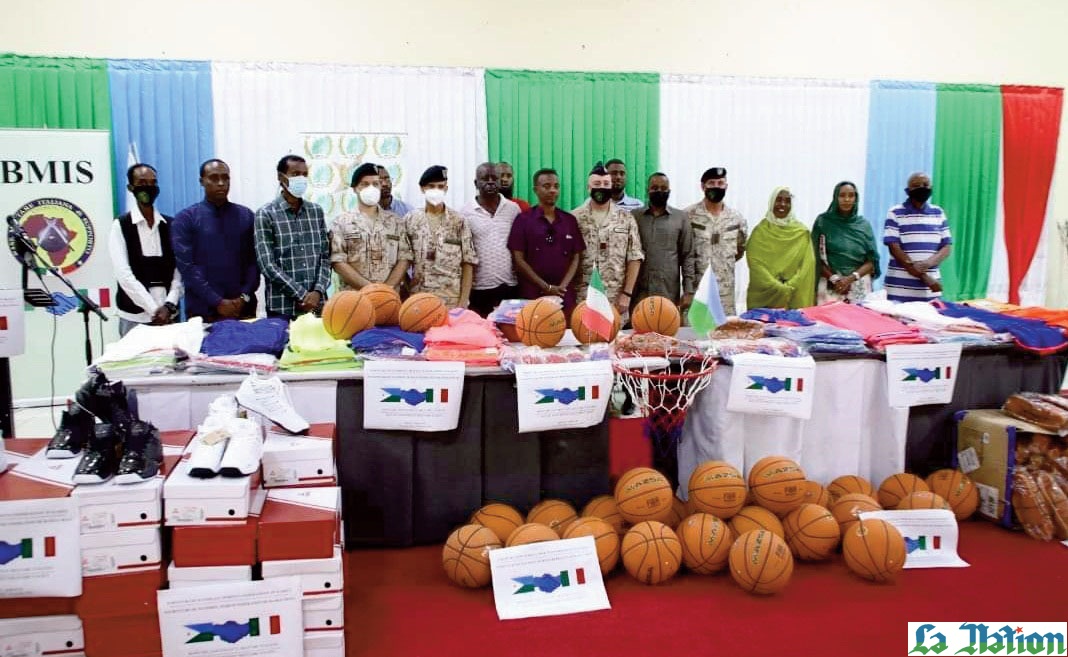 Don d’un important lot d'équipements sportifs à la fédération djiboutienne de Basketball