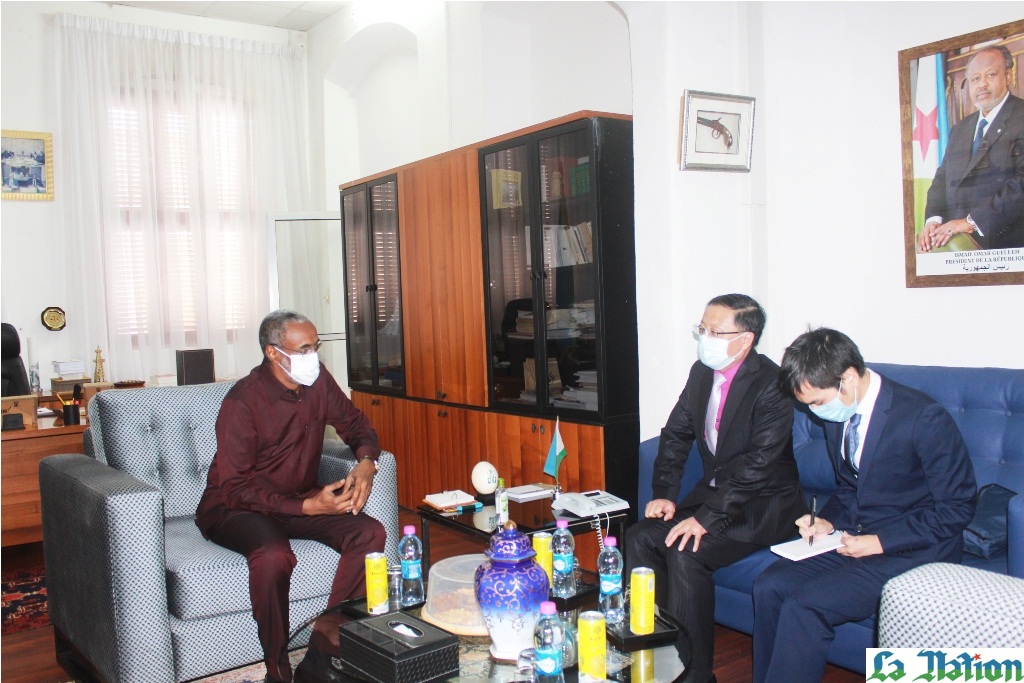 Entrevue entre le ministre de la justice et l’ambassadeur de Chine à Djibouti