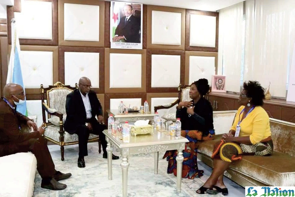 Entrevue entre le ministre du travail et une délégation africaine suite à l’atelier de renforcement des capacités inter-CER