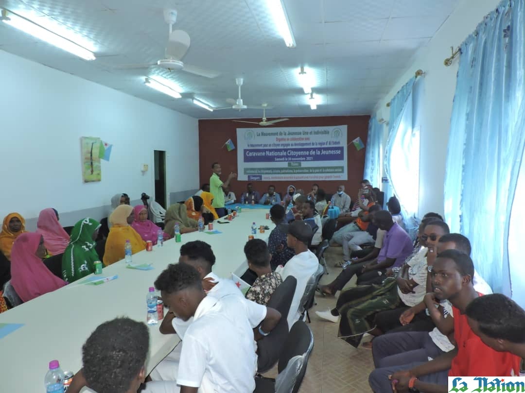 La caravane nationale citoyenne de la jeunesse fait cap vers Ali Sabieh