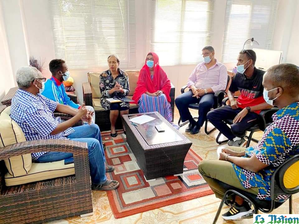 Le champion de natation Daoud Ali Haroun, futur boursier olympique pour Paris 2024