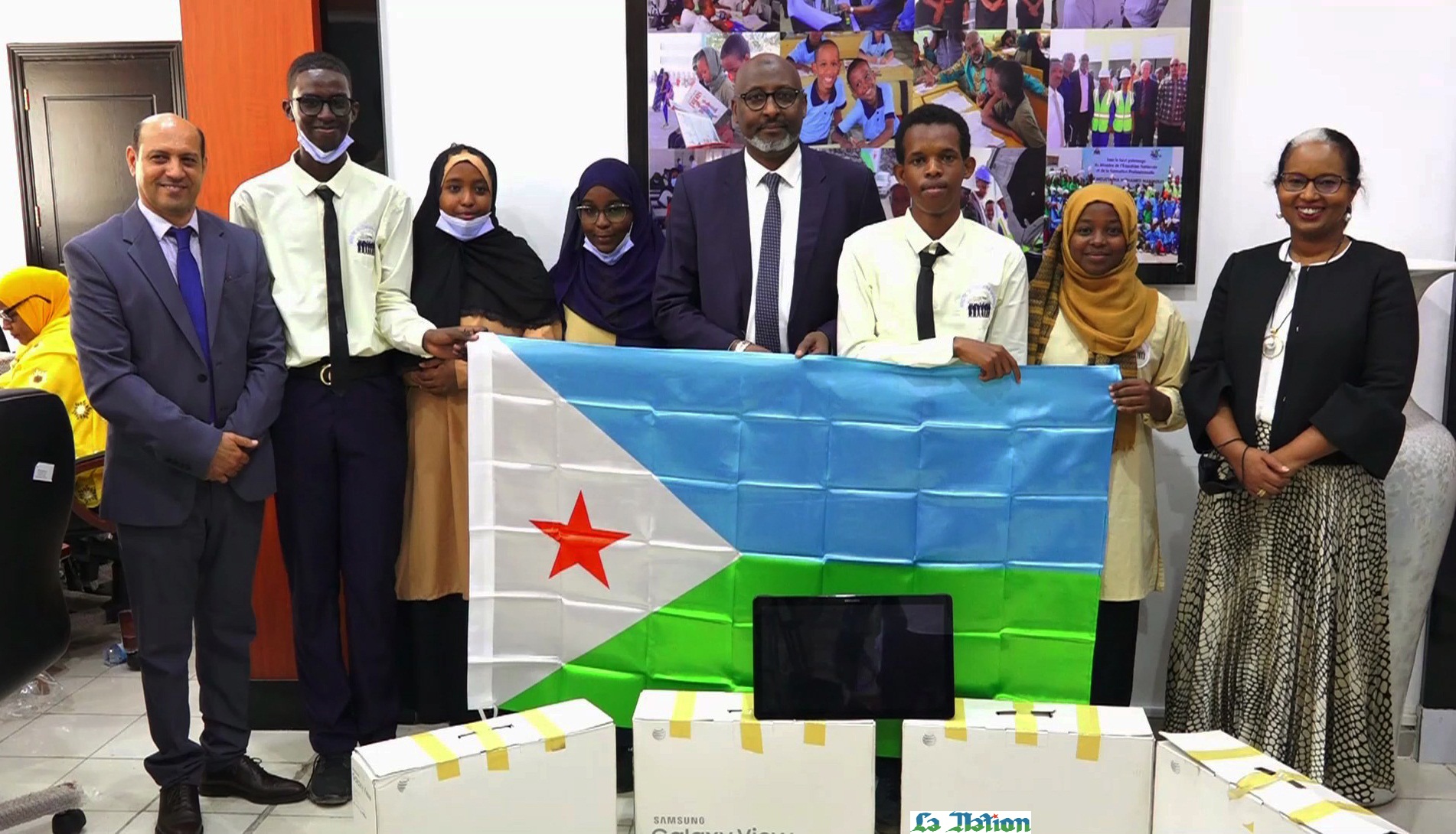 Cérémonie de remise des prix aux lauréats des olympiades internationales de la langue française