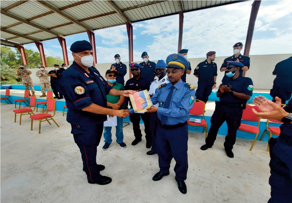 Fin la de formation destinée à la Brigade Caninede la Police Nationale