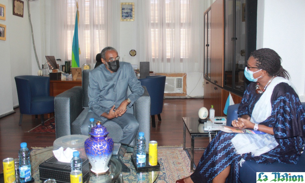 Le Ministre de la Justice reçoit la nouvelle représentante du PNUD à Djibouti