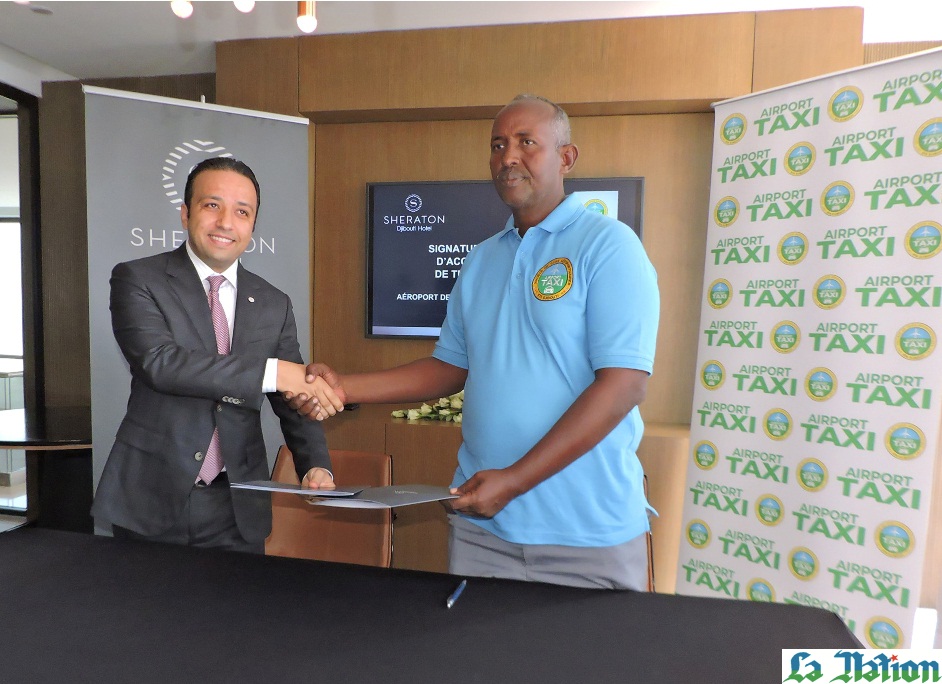 Le Sheraton hôtel et l’Aéroport International de Djibouti signent un protocole d’accord commercial de transport