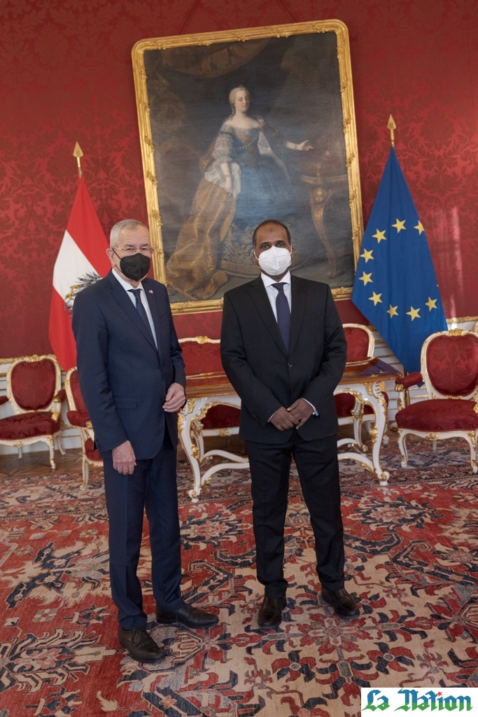 L’Ambassadeur de la République de Djibouti remet ses lettres de créances au Président Fédéral autrichien