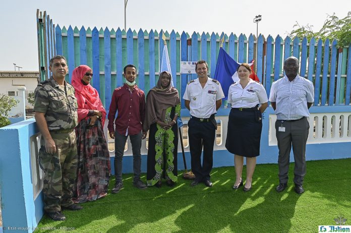FFDJ Inauguration de la piscine pour femmes à Djibouti par la BA 188 (1)