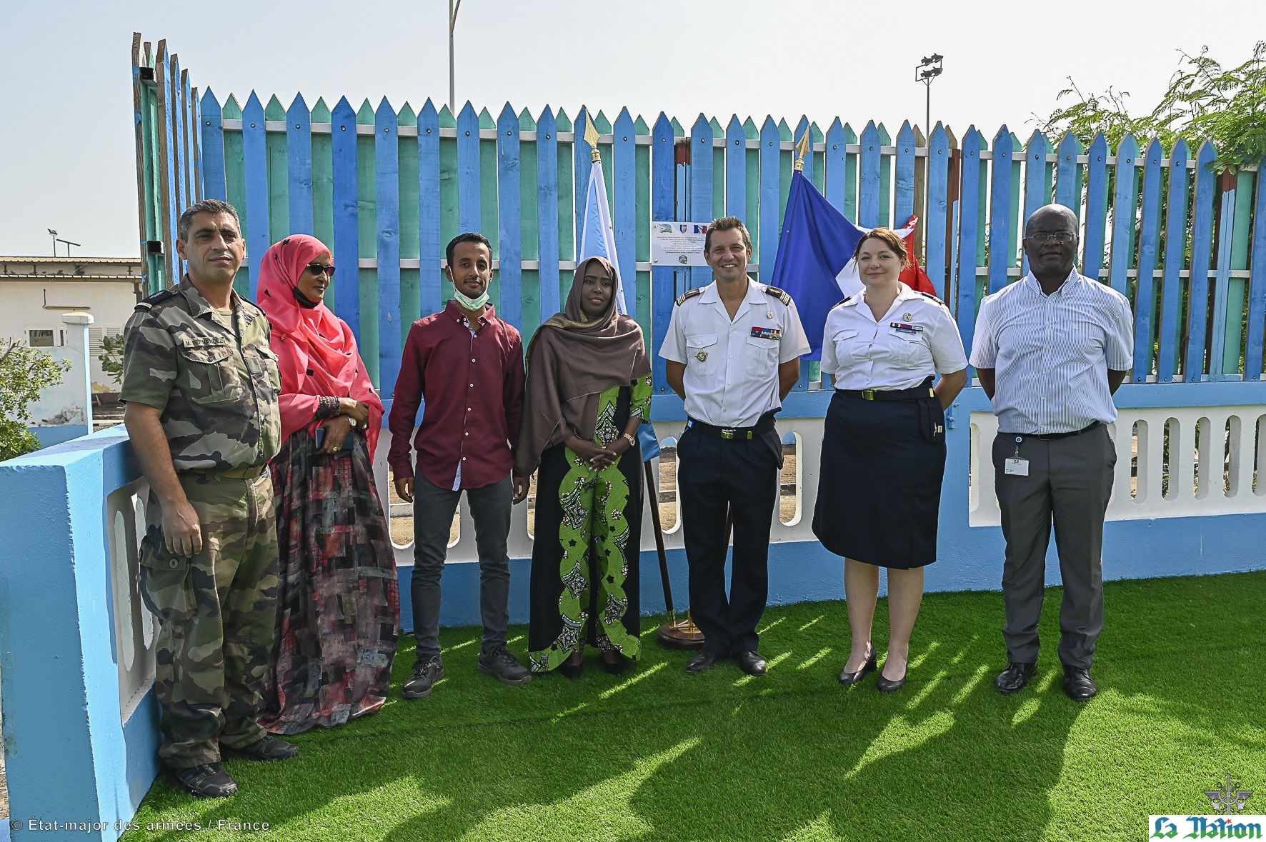 FFDJ : Inauguration de la piscine pour femmes à Djibouti par la BA 188