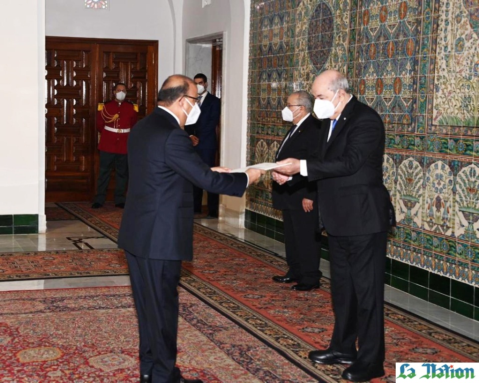 L’Ambassadeur Ayeid Mousseid remet ses lettres de créances au Président algérien