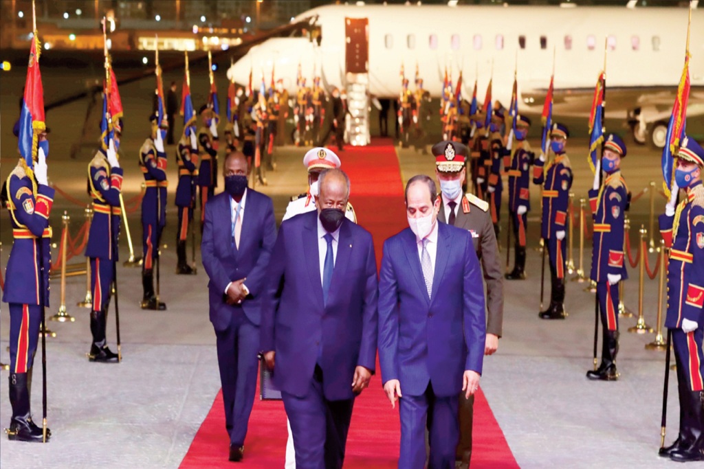 Visite OFFICIELLE de 48 heures : L’Egypte déroule le tapis rouge pour le président Guelleh