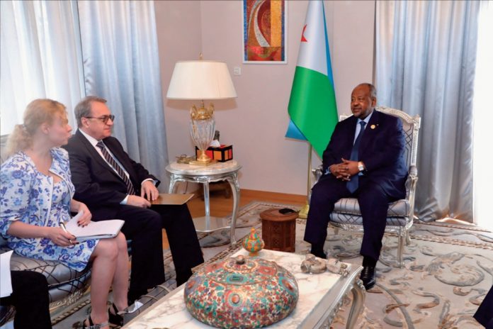 Le Président Guelleh reçoit le Représentant spécial du Président de la Fédération de Russie pour le Moyen-Orient et les Pays africains (2)
