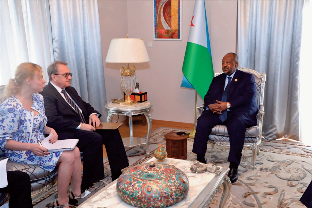 Le Président Guelleh reçoit le Représentant spécial du Président de la Fédération de Russie pour le Moyen-Orient et les Pays africains