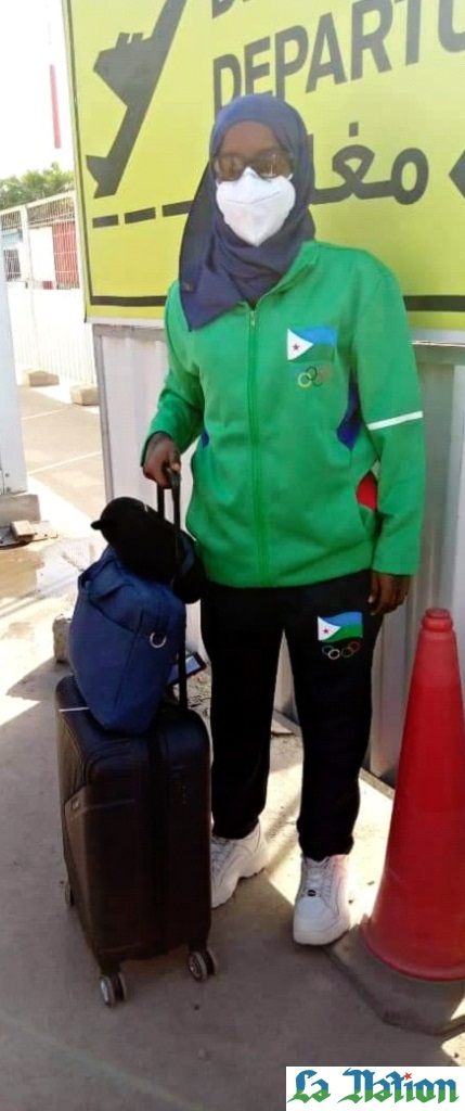 Rahma Abdourahman part se préparer en France (2)