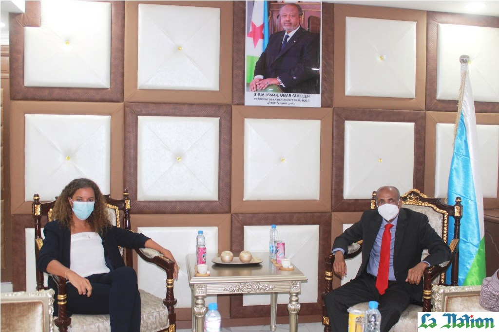 Le Ministre du Travail reçoit la représentante de l’OIM à Djibouti LA